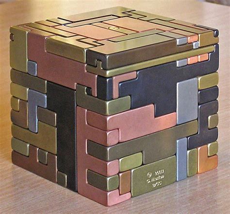 puzzle box metal|interlocking metal puzzles.